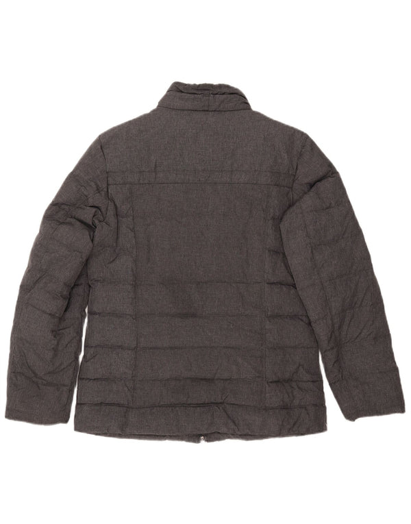 BEST COMPANY Chaqueta acolchada para mujer UK 44 Grande Gris