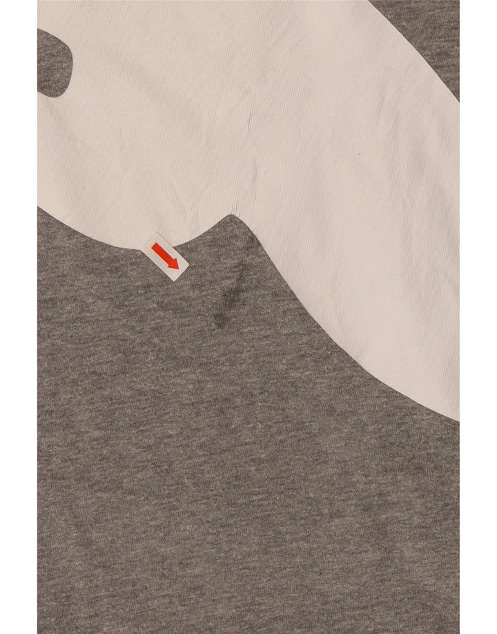 PUMA Camiseta gráfica para hombre Top 2XL Gris