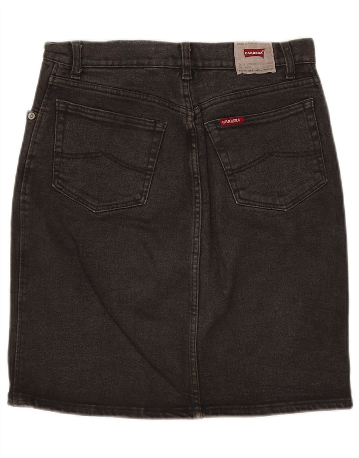 CARRERA Falda Vaquera Mujer W28 Mediana Negro Algodón