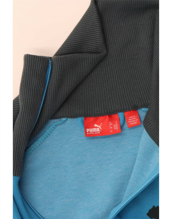 Puma Chaqueta De Chándal Con Estampado Gráfico Para Hombre Poliéster Color Block Azul Pequeño