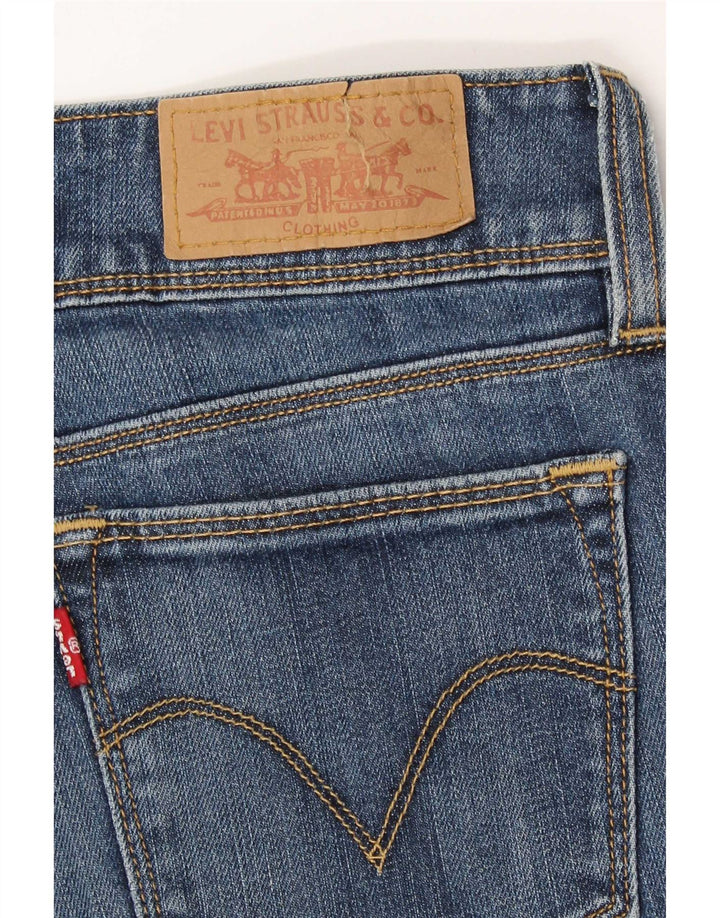 Levi's Mujer 571 Slim Jeans W27 L34 Algodón Azul