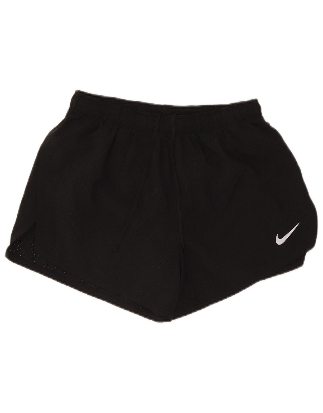 Nike - Pantalones cortos deportivos Dri Fit para mujer, talla M, poliéster negro