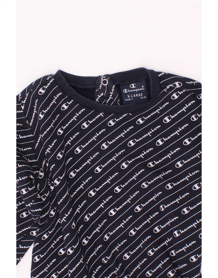 Champion Sudadera gráfica para niños 2-3 años XL Azul marino
