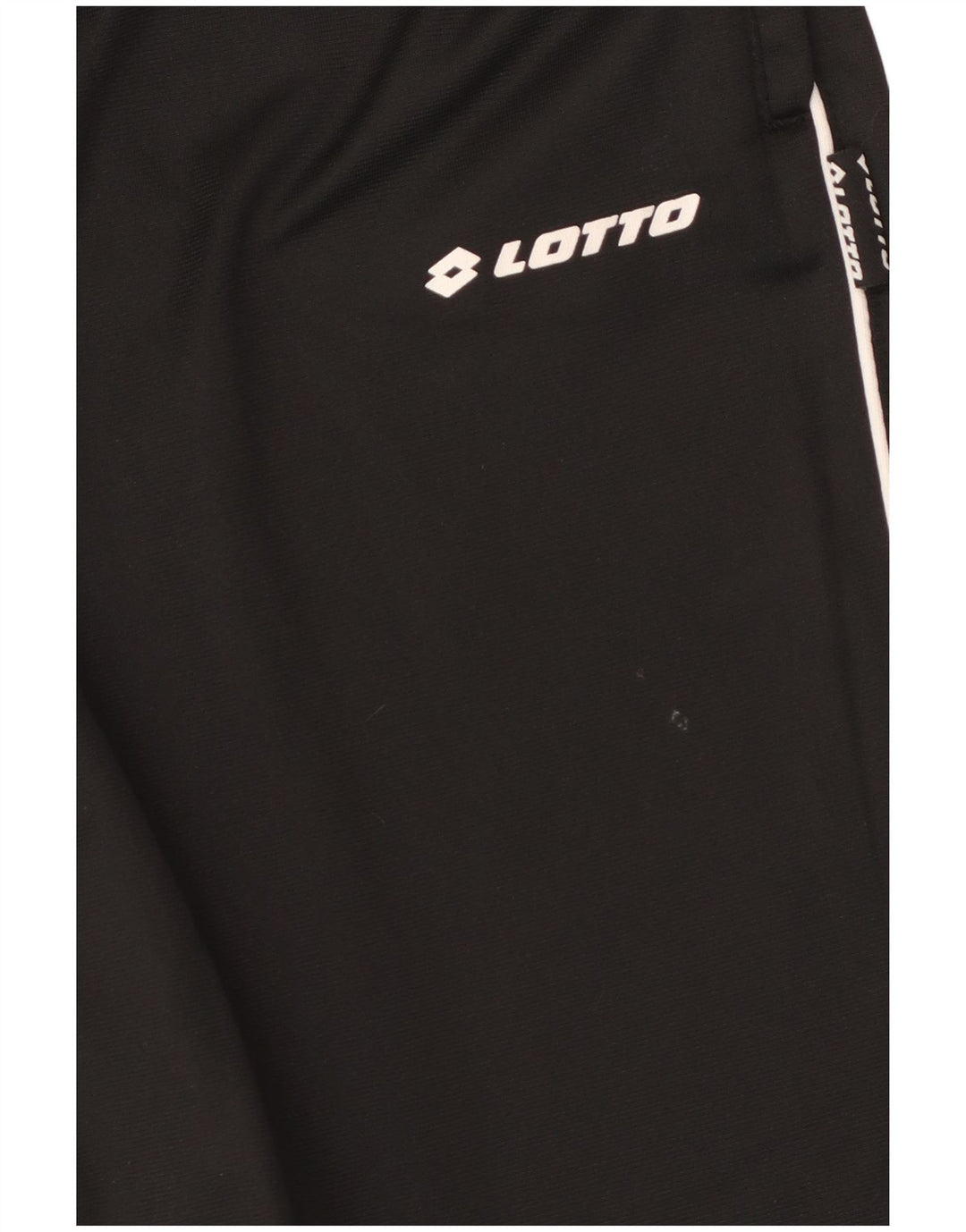 Lotto Hombre Pantalones De Chándal Joggers Large Negro Poliéster