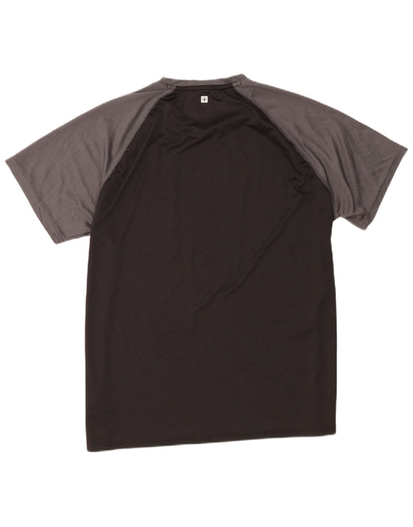 Mountain Warehouse Camiseta IsoCool para hombre Top 2XL Poliéster con bloques de color gris