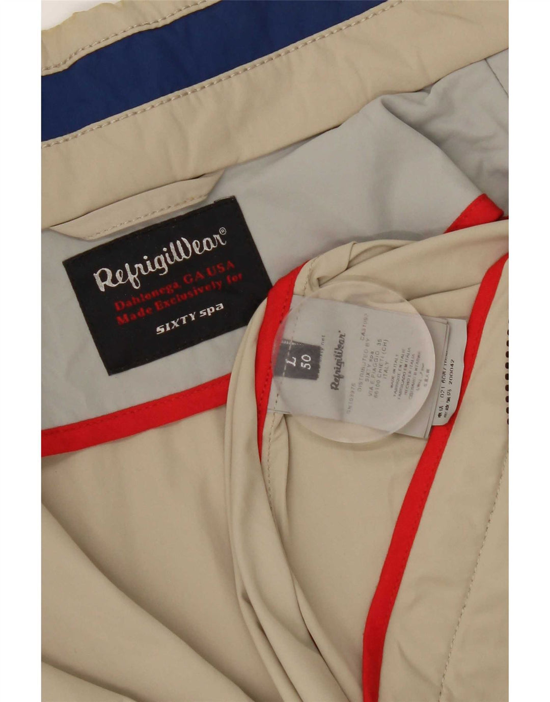 Refrigiwear Chaqueta bomber para hombre IT 50 Large Khaki Nylon