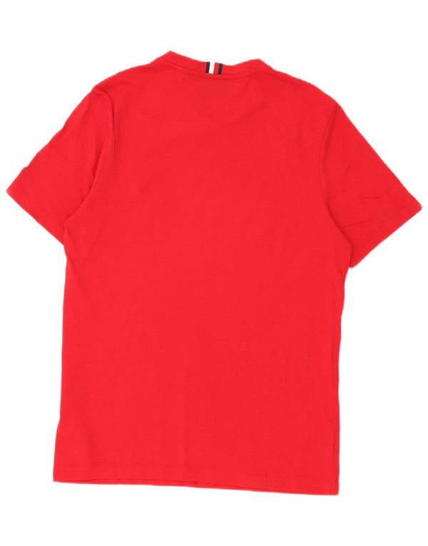 Tommy Hilfiger Camiseta Regular Fit para Hombre Top XS Algodón Rojo