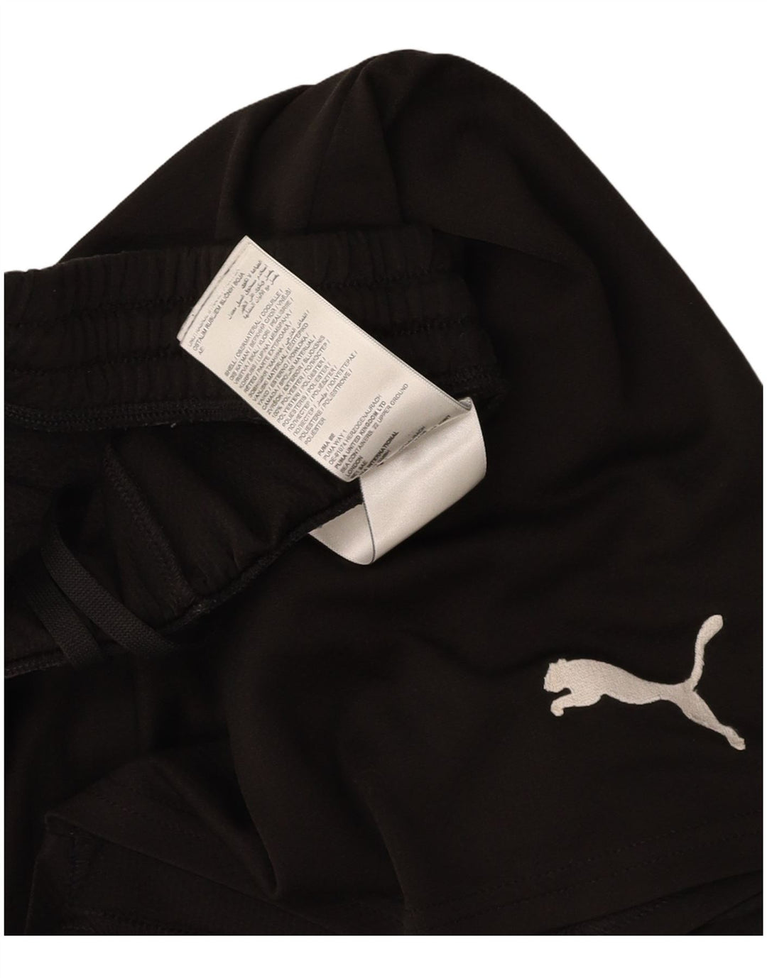 PUMA Pantalones cortos deportivos AC Milan para mujer Reino Unido 10 Pequeño Poliéster negro