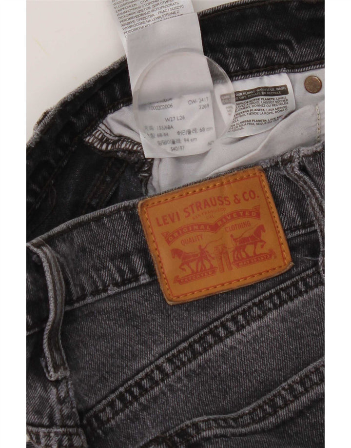 Levi's Vaqueros Rectos Mujer W27 L26 Algodón Gris