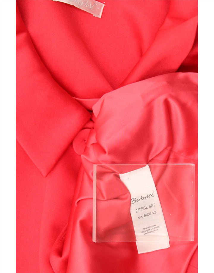 BERKERTEX  Womens 3/4 Sleeve Bolero Jacket UK 12 Medium  Red Polyester