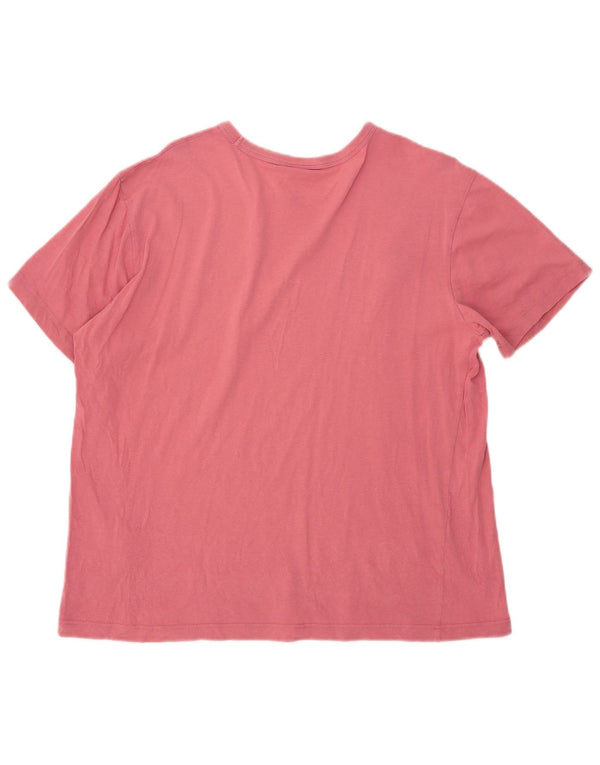 Champion Camiseta gráfica para mujer Top UK 46 Large Pink Cotton