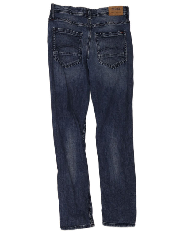 Tommy Hilfiger Vaqueros rectos para niños 13-14 años W30 L28 Azul