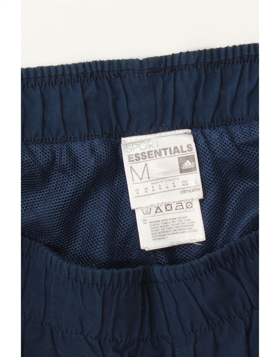 Adidas Mens Climalite Sport Shorts Medio Azul Marino Poliéster