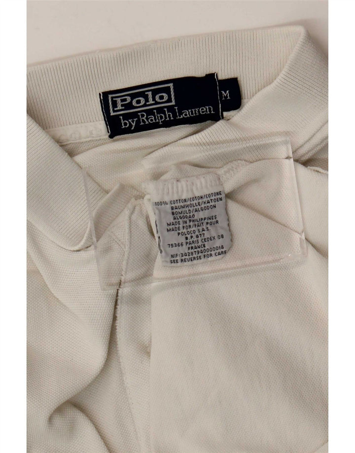 Camisa Polo Ralph Lauren Hombre Algodón Blanco Mediano