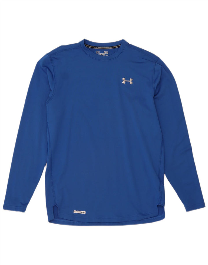 Under Armour Hombre Cold Gear Top Manga Larga Poliéster Azul Medio
