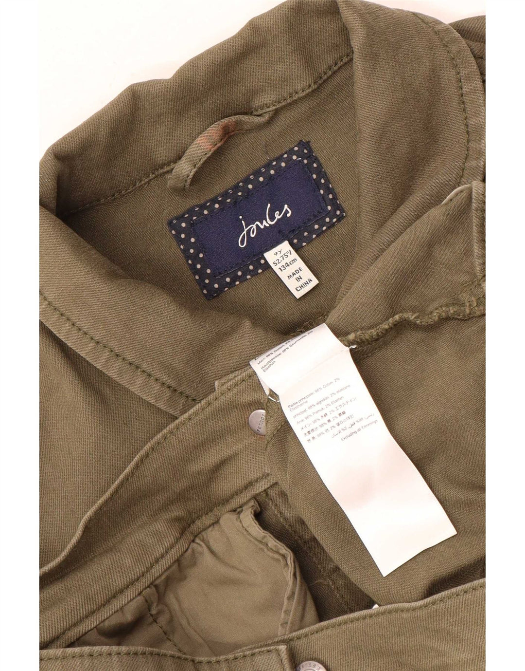 Joules Chaqueta Vaquera Niño 8-9 Años Caqui Algodón