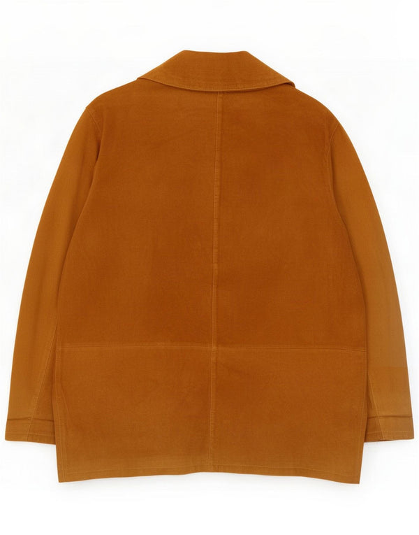 Chaqueta de ante vintage para mujer IT 48 XL Cuero marrón