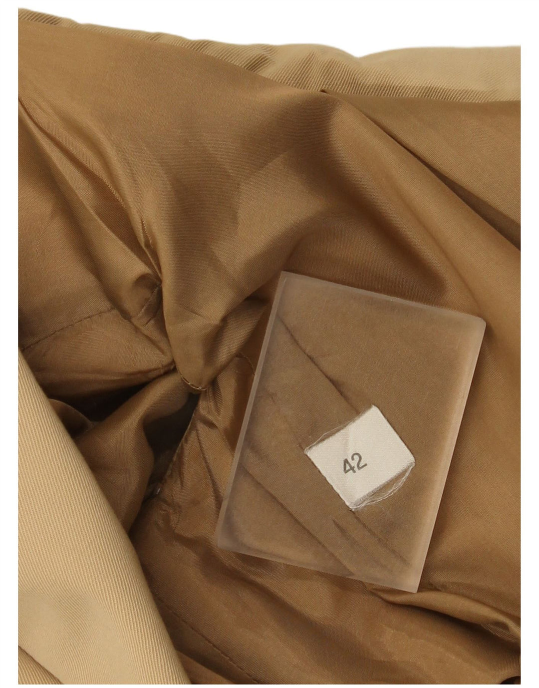 Vintage mujer 2 botones Blazer chaqueta IT 42 Medio Beige