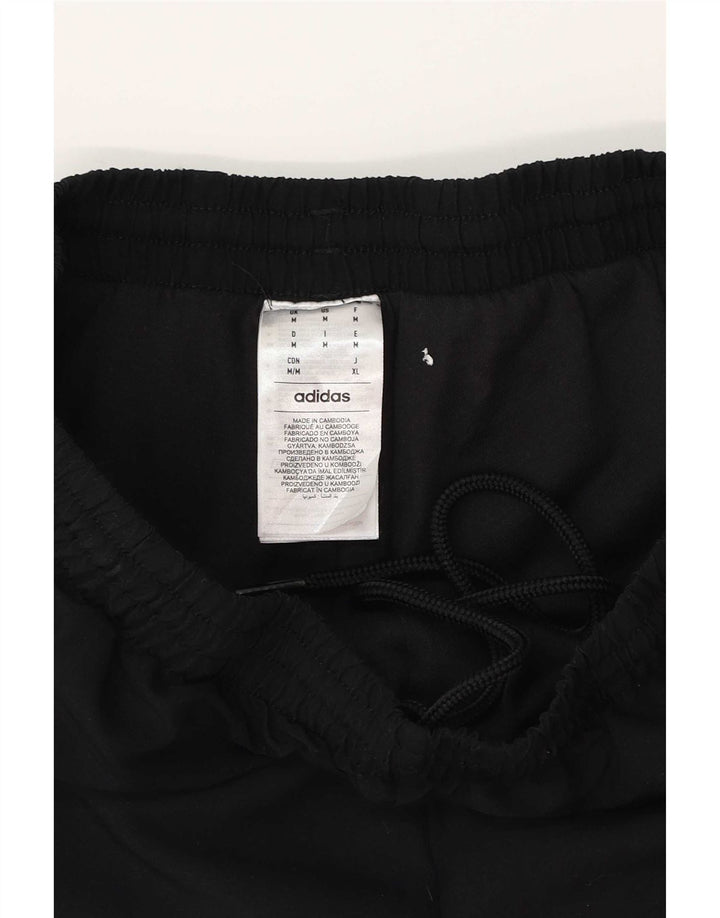 Adidas Hombre Pantalones De Chándal Joggers Medium Negro Poliéster