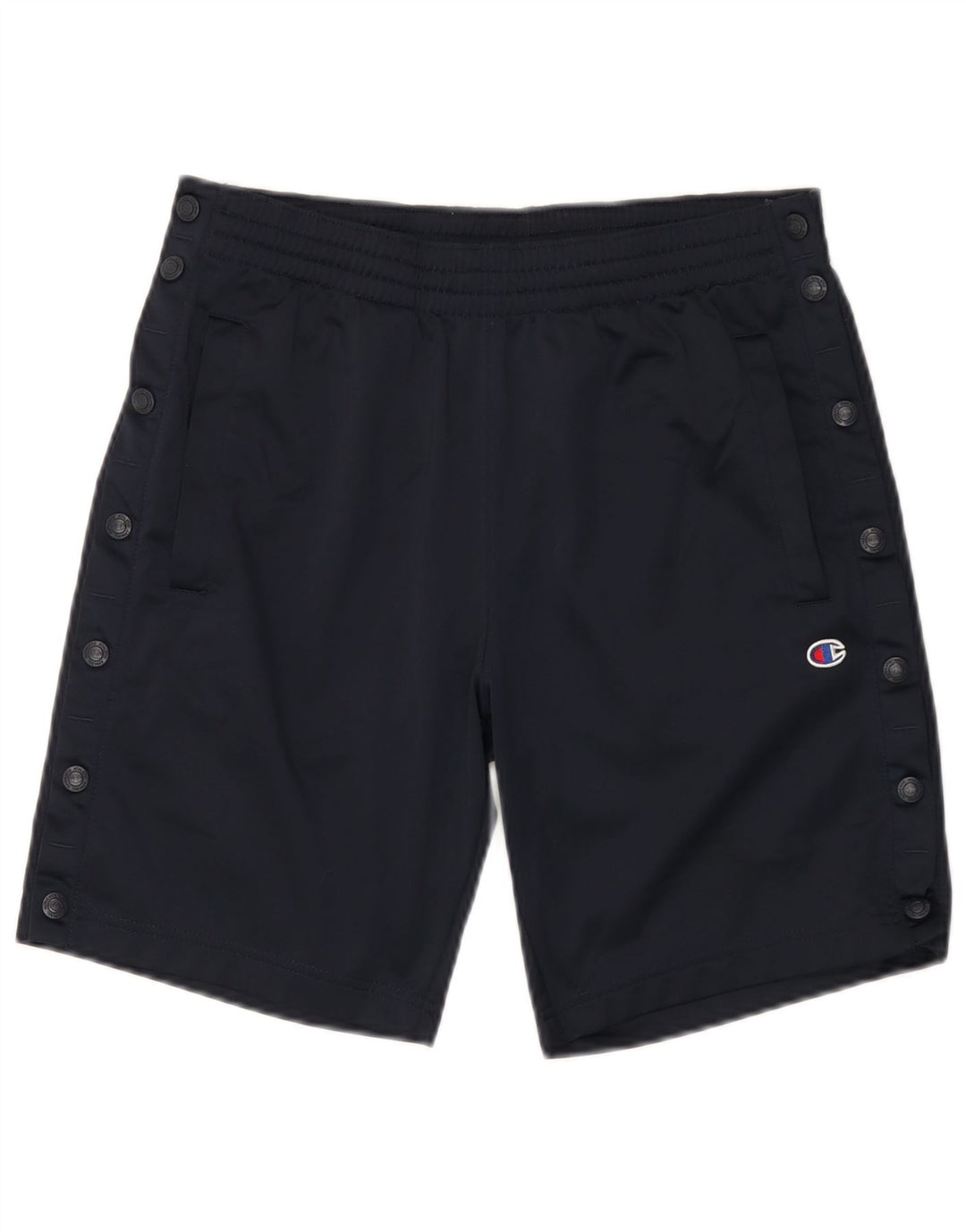 Champion Pantalón Corto Deportivo Para Hombre Pequeño Poliéster Azul Marino