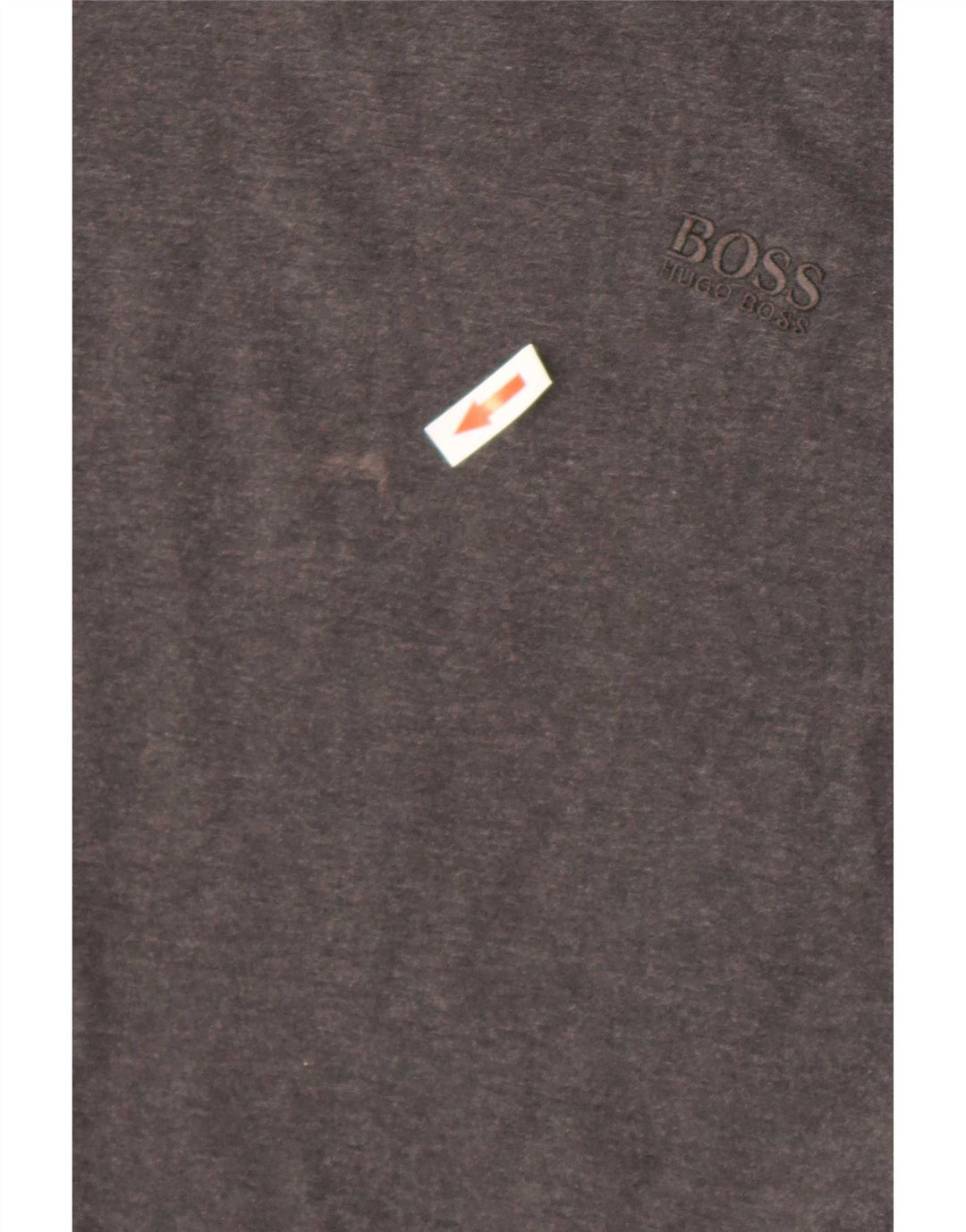 Camiseta Hugo Boss Hombre Top Algodón Gris Medio