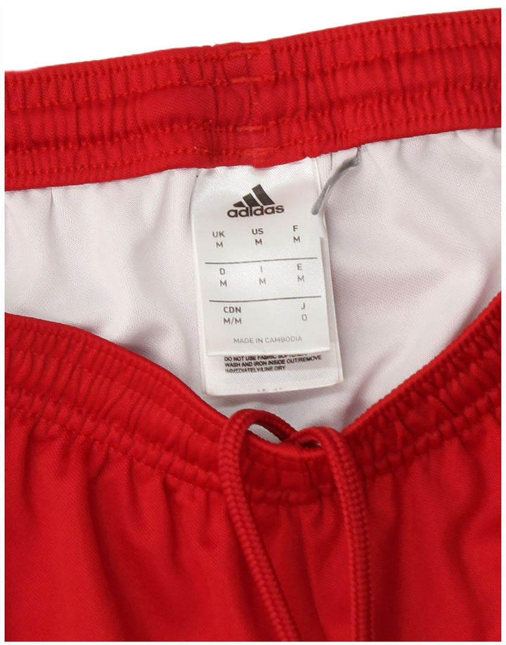 Adidas Mens Climalite Sport Shorts Medio Rojo Poliéster