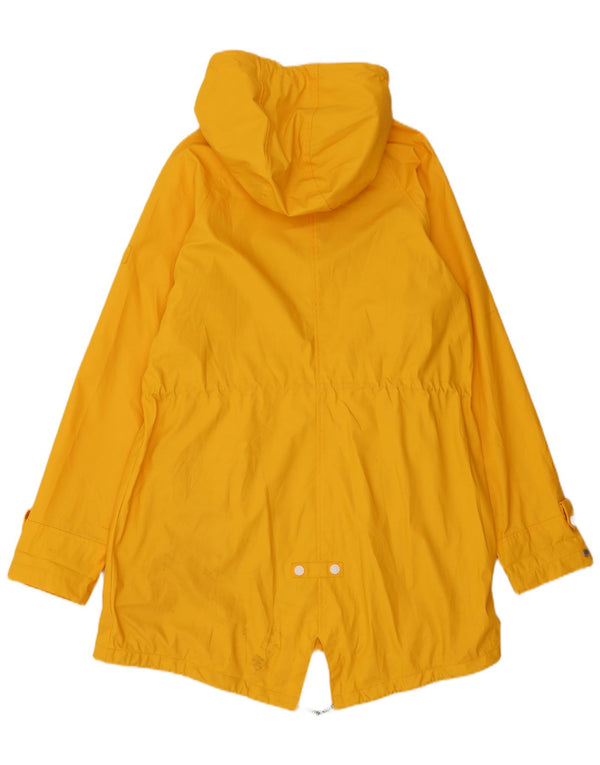Voile Bleue Chaqueta impermeable con capucha para mujer UK 18 XL Poliuretano amarillo