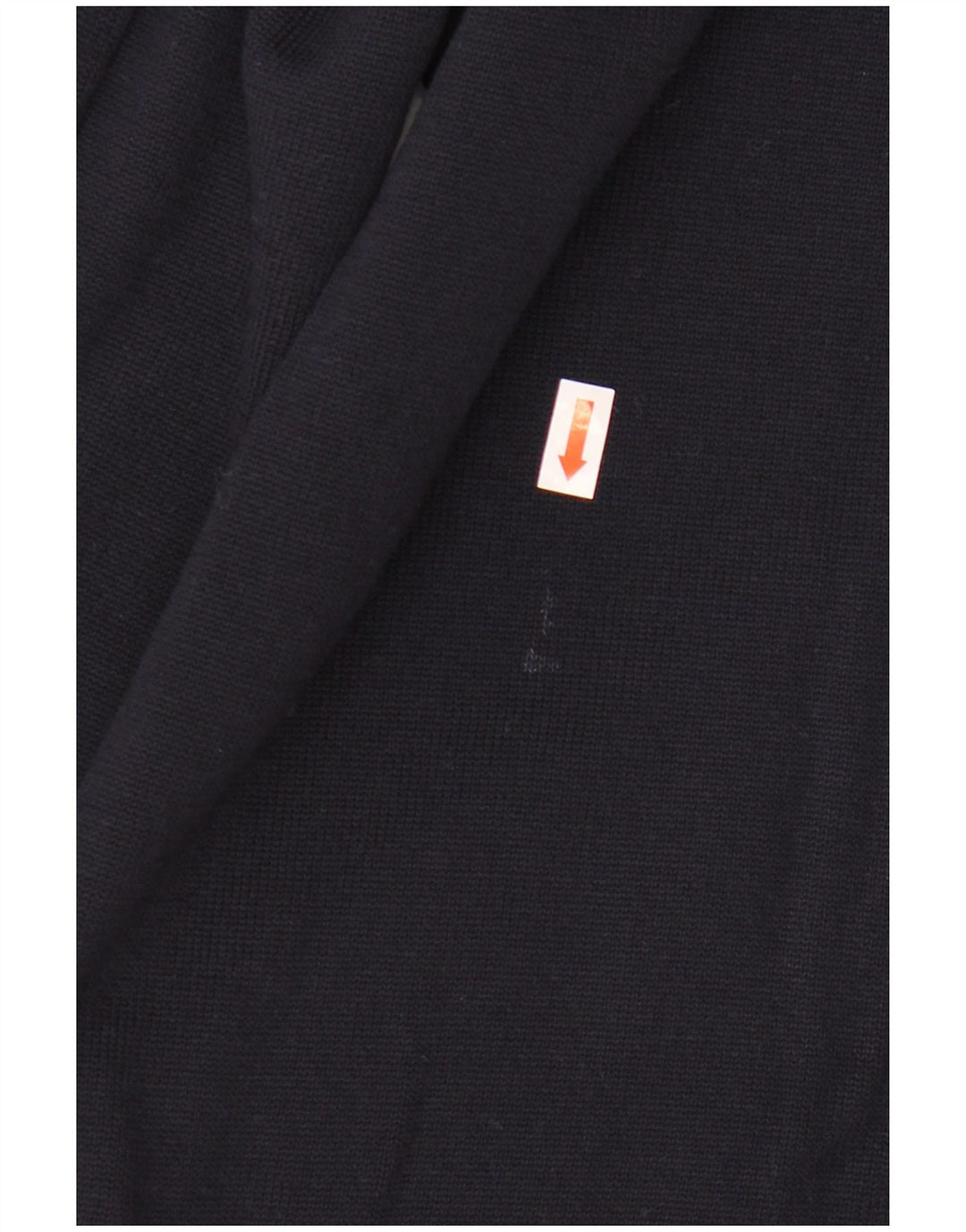 MARZ Jersey con cuello en V para hombre IT 52 Large Lana azul marino