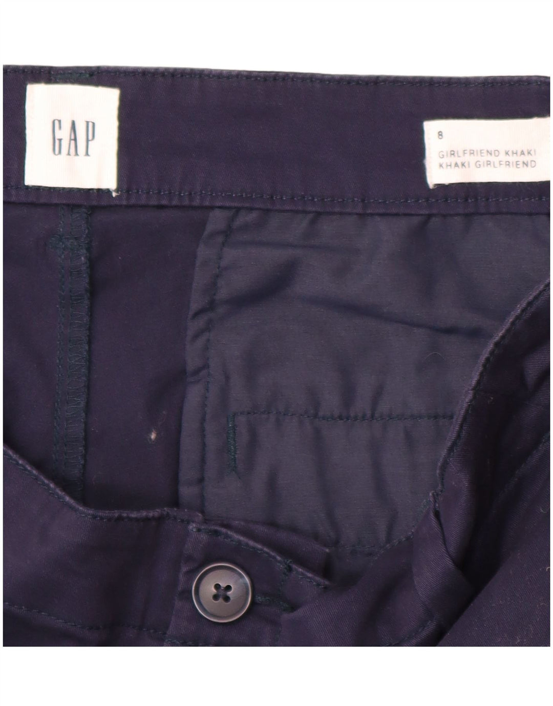 GAP Pantalones Chinos Novia para Mujer US 8 Medium W32 L28 Azul Marino