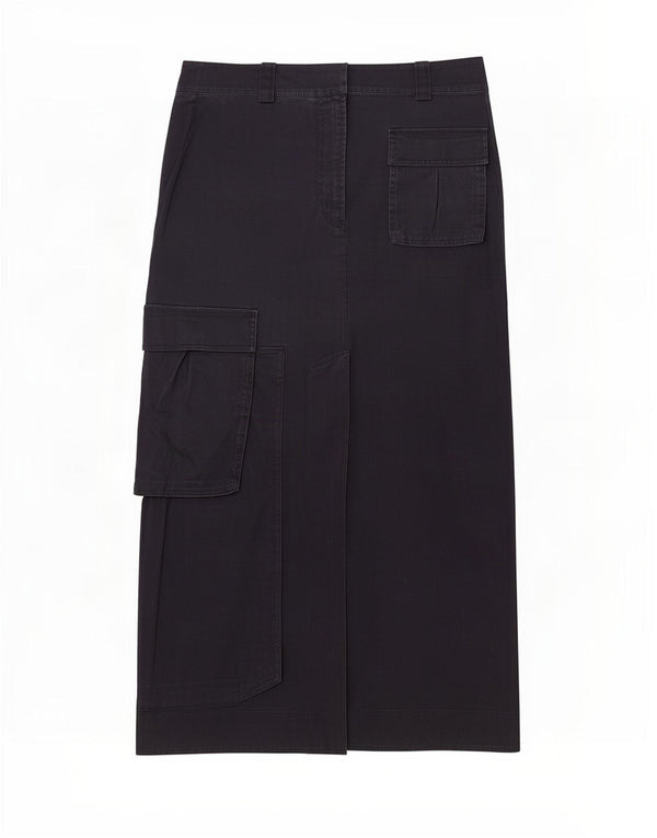 Cos Falda cargo midi para mujer EU 36 Small W30 Azul marino Algodón