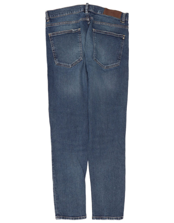 Zara Mens Slim Jeans EU 44 Grande W34 L30 Algodón Azul