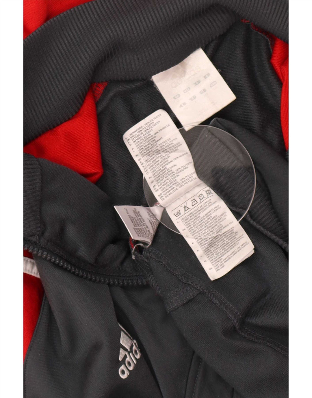 Chaqueta de chándal Adidas para hombre XL Gris Colorblock Poliéster