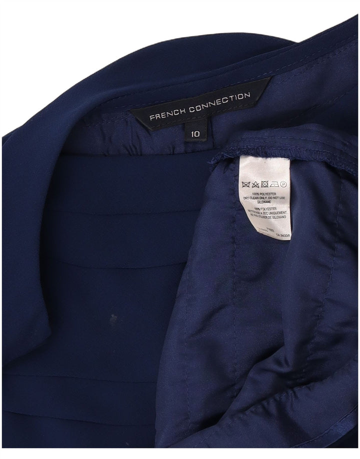French Connection Vestido tubo para mujer UK 40 Pequeño Poliéster azul