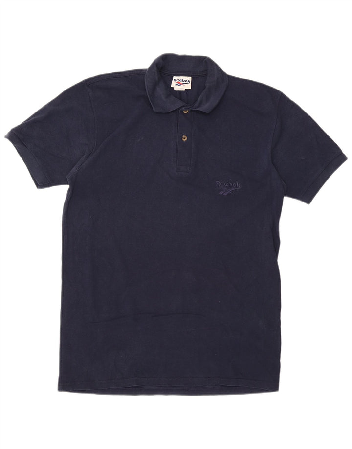 REEBOK Polo para hombre grande azul marino