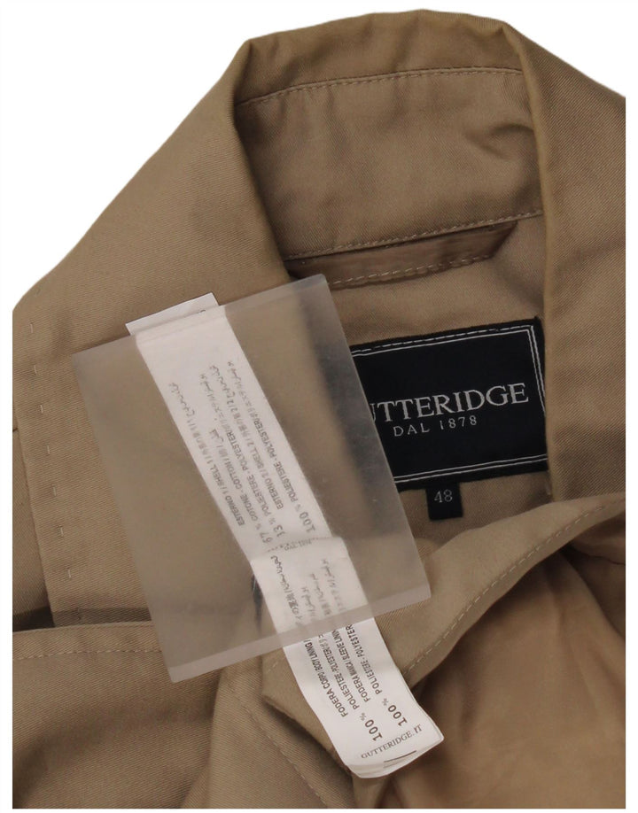 Gutteridge Gabardina para hombre IT 48 Algodón beige medio