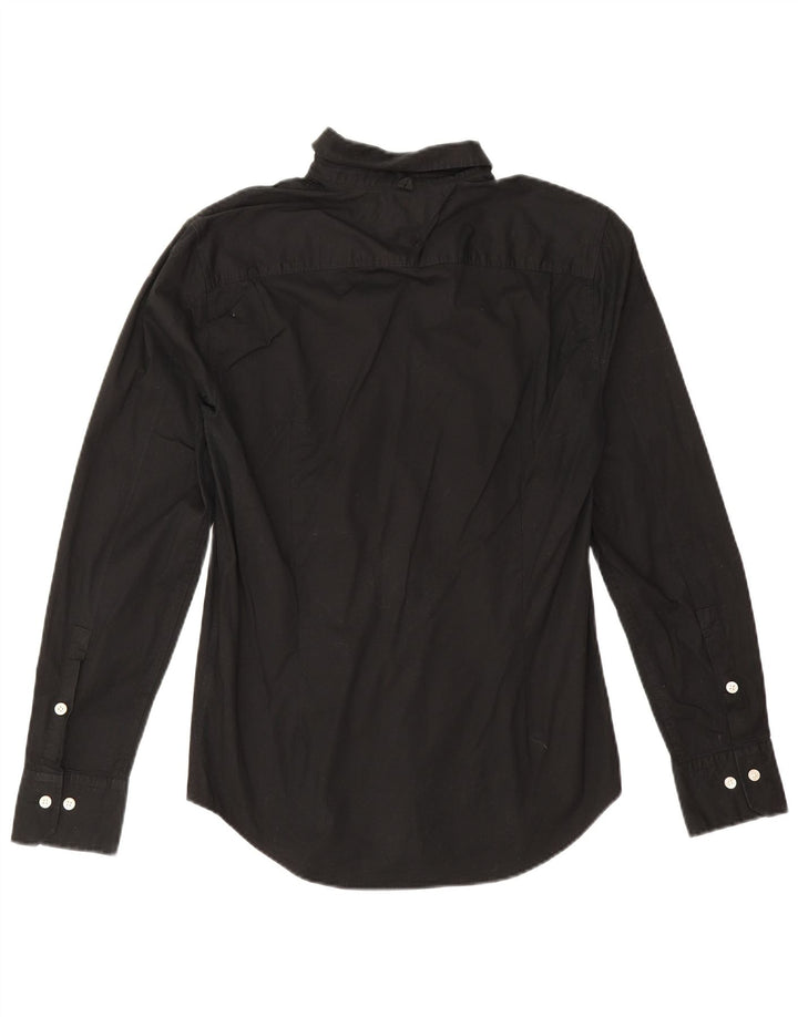 Camisa Tommy Hilfiger Hombre Mediana Algodón Negro