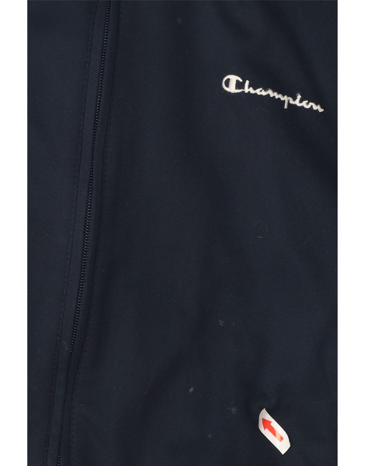 Champion Chaqueta de chándal para hombre Poliéster azul marino mediano
