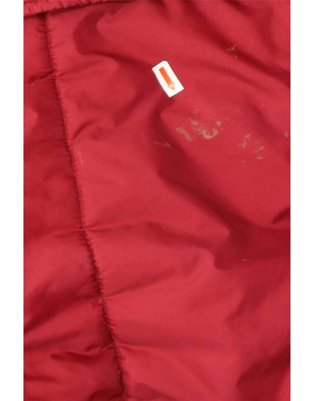 Vintage hombres chaqueta acolchada Reino Unido 42 XL rojo