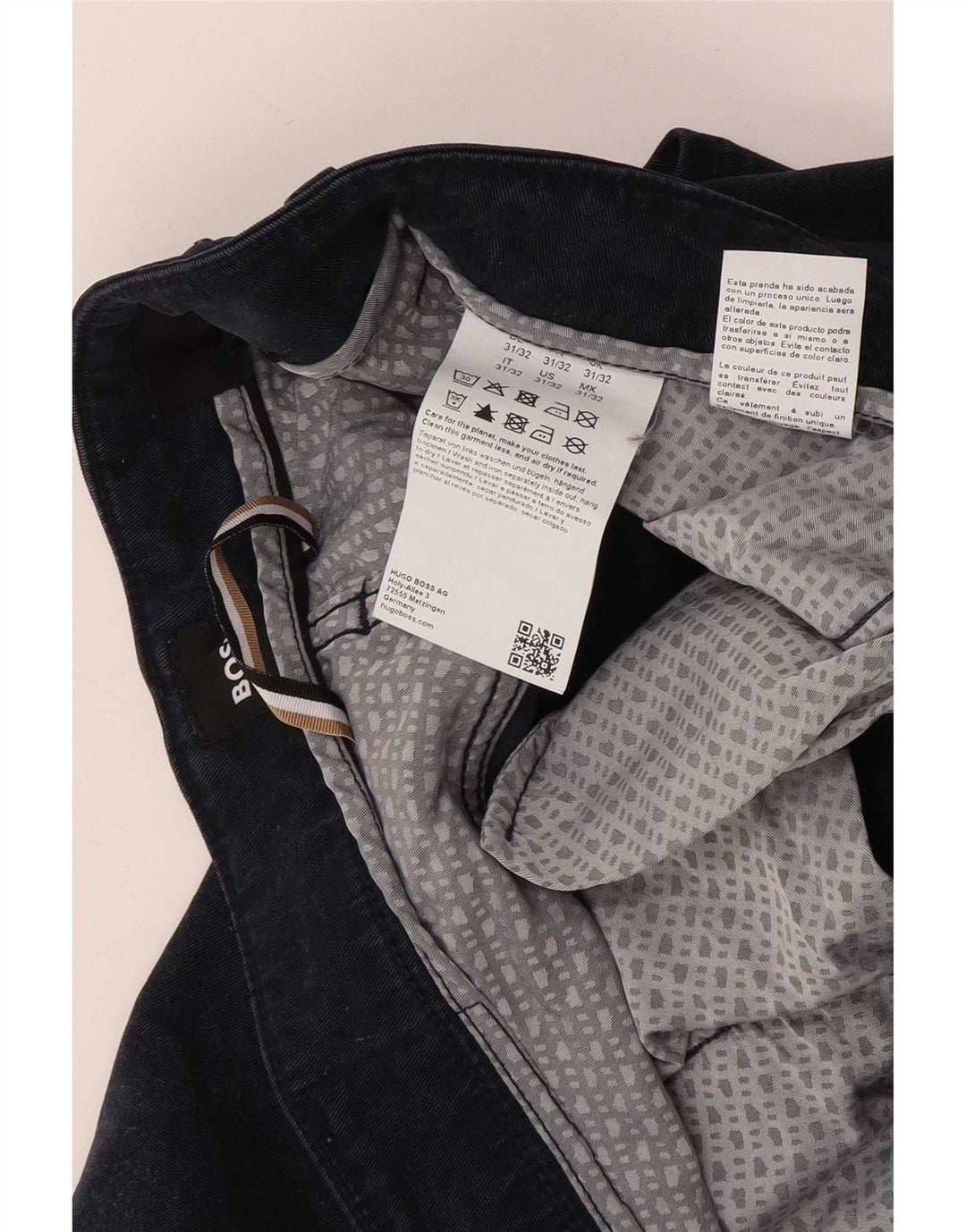 Vaqueros Hugo Boss Hombre Slim W31 L32 Lyocell Azul Marino