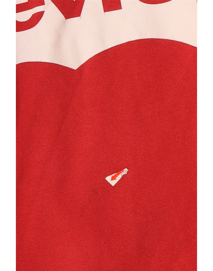 LEVI'S Sudadera estampada para niños 13-14 años Algodón rojo