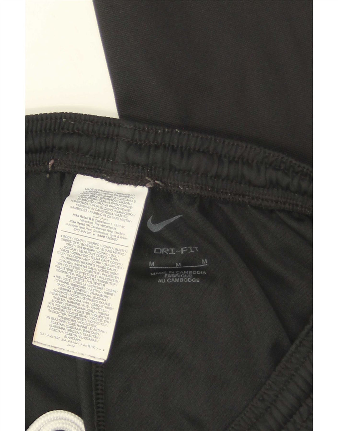 Pantalón De Chándal Nike Dri Fit Para Hombre Poliéster Negro Mediano