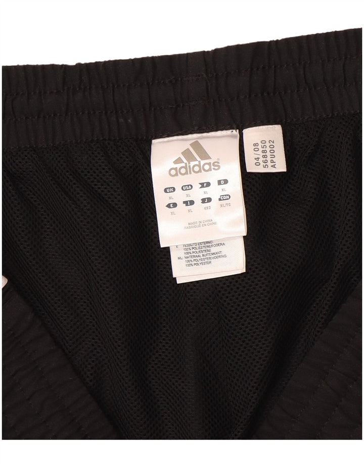 Adidas Hombre Pantalones De Chándal Joggers XL Negro Poliéster