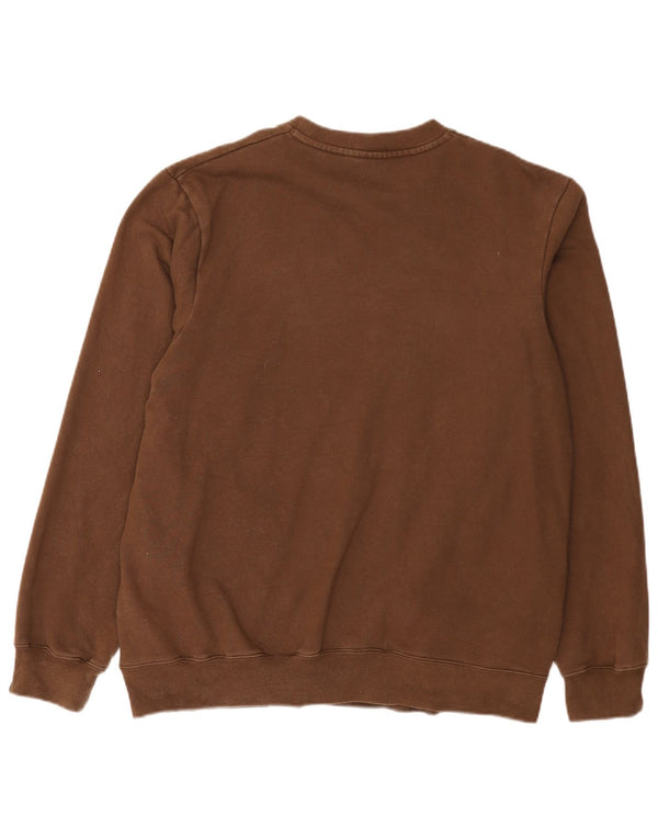 Nike - Sudadera gráfica para hombre, talla 39/41, algodón marrón medio