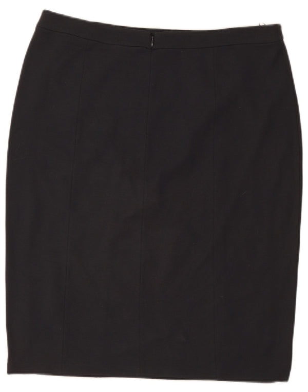 Armani Collezioni Falda lápiz para mujer IT 48 XL W34 Viscosa negra