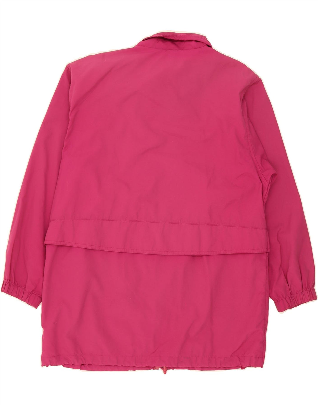 EDDIE BAUER Womens Oversized Rain Jacket UK 14 Medium Pink Polyester Vintage Eddie Bauer and Second-Hand Eddie Bauer from Messina Hembry 