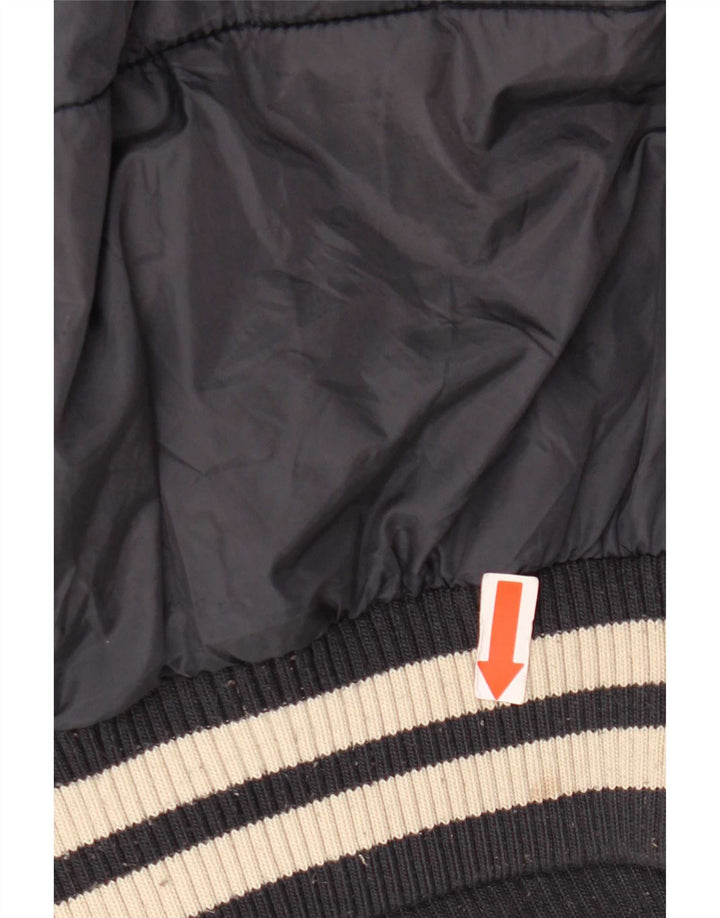 Chaqueta acolchada con gráfico Zara para niño 13-14 años Bloque de color azul marino mediano