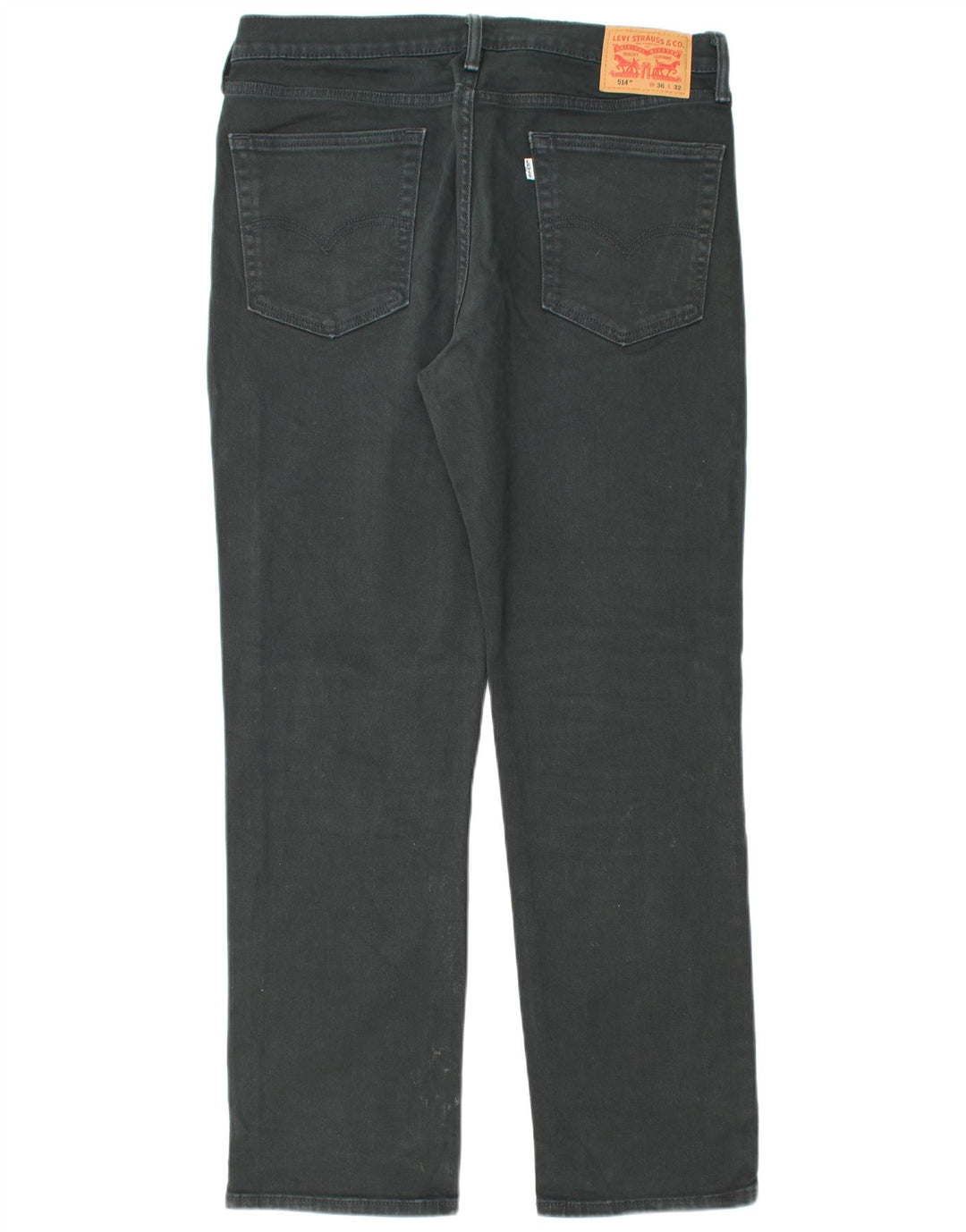 LEVI'S Jeans rectos 514 para hombre W36 L32 Algodón negro