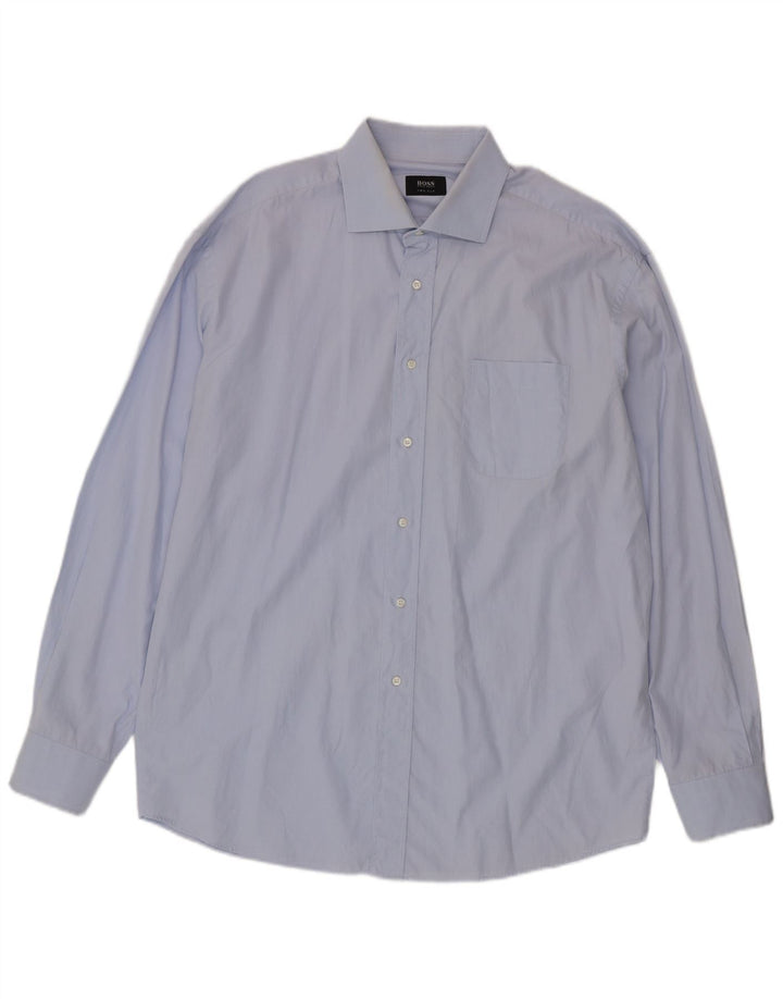 Camisa Hugo Boss Hombre Talla 45 17 1/2 XL Azul