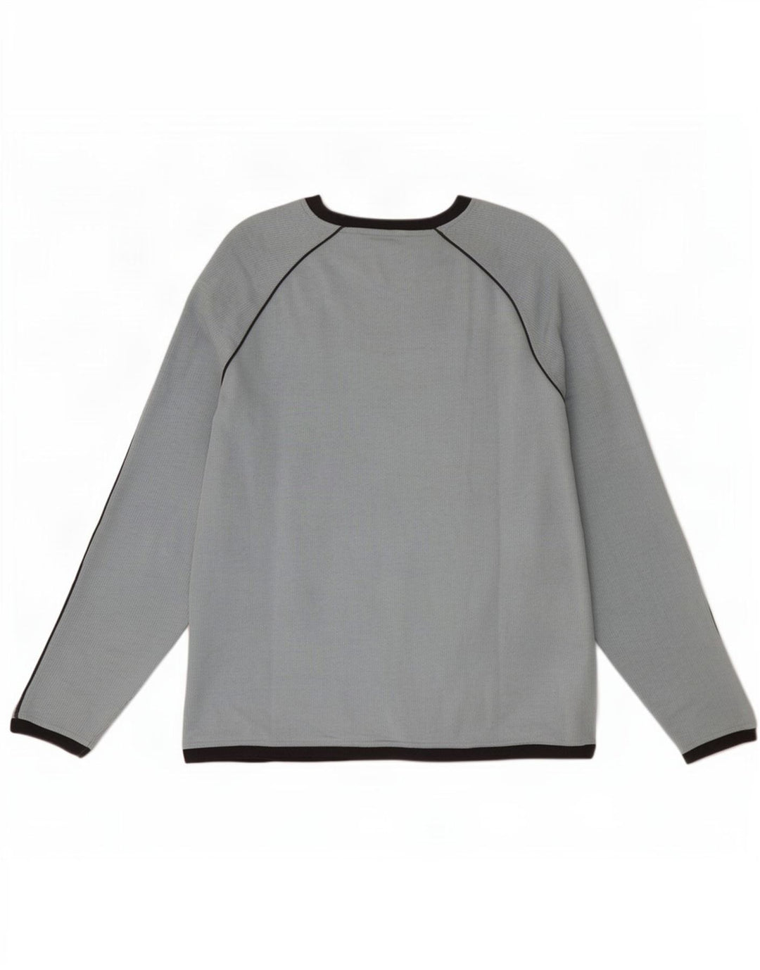 Asics - Camiseta de manga larga para mujer, talla 40, talla grande, algodón azul