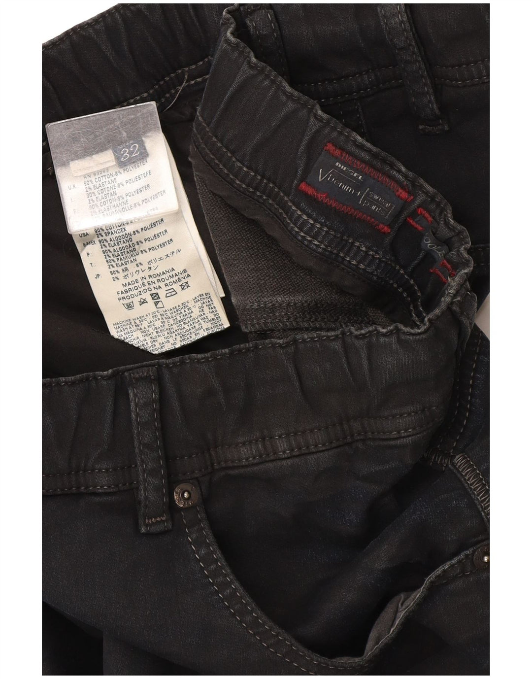 Vaqueros Jegging Diesel Mujer W32 L31 Algodón Azul Marino